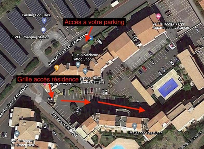 Le Sopraland 419, T2 Climatise, Piscine, Parking Agde Exterior foto